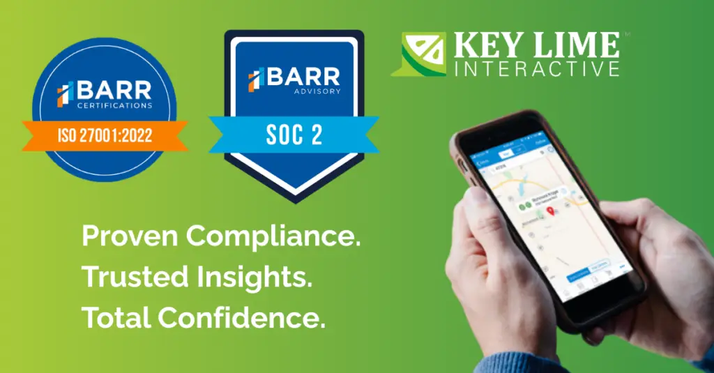 Key Lime UX agency ISO/IEC 27001 certification and SOC 2 compliance